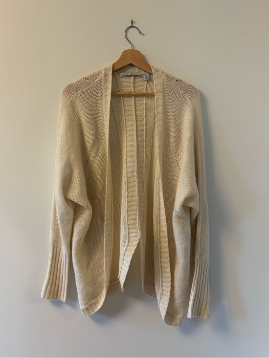 Autumn Cashmere Sweaters - Autumn Cashmere Open-Front Cream Cardigan Sweater